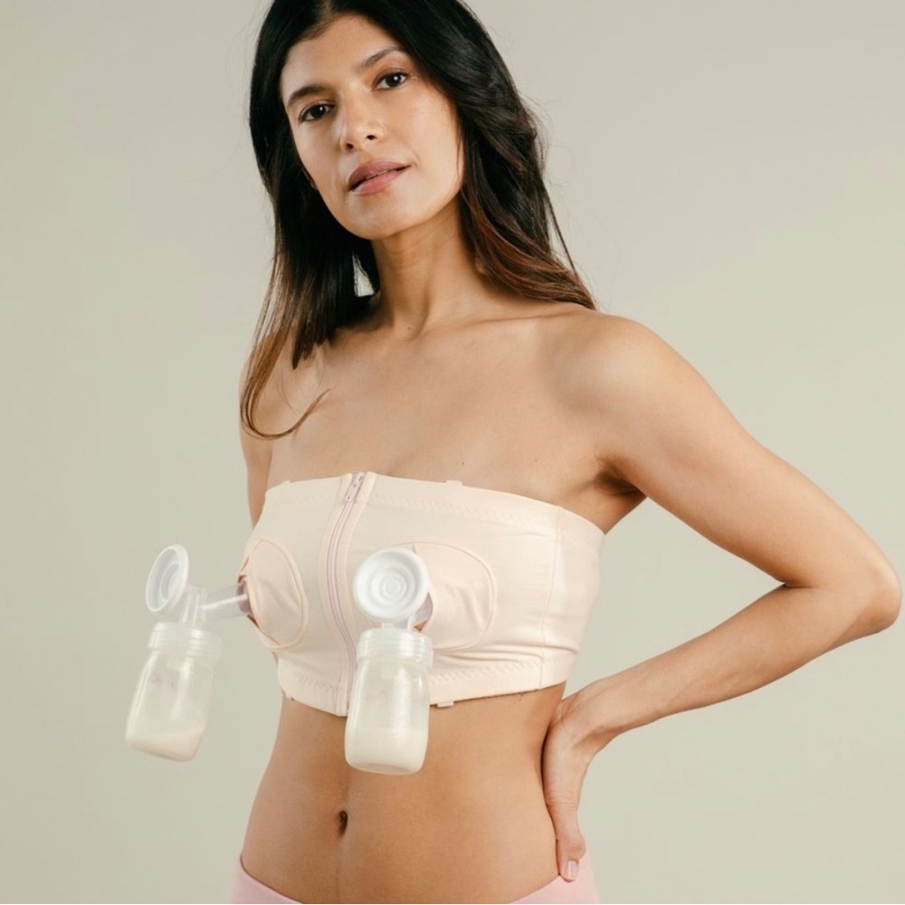Simple Wishes Bra, Hands-Free Breast Pump Bra, Adjustable Pump Bra, One Size